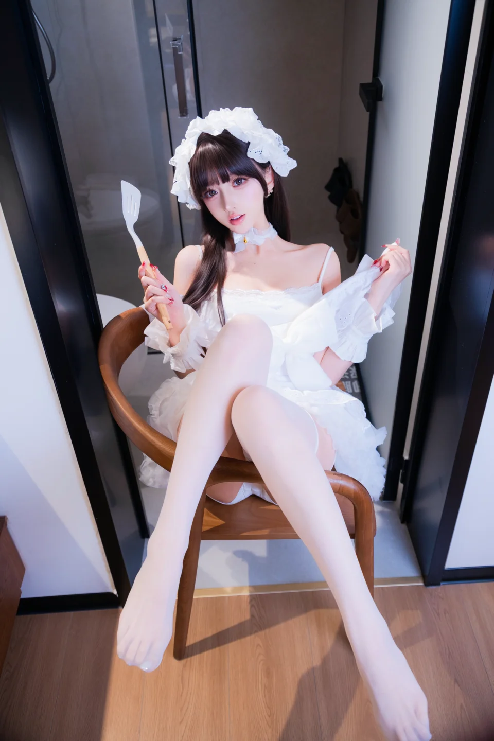 过期米线线喵 - No.174 厨娘女仆 [21P-228MB] tg@simisebaisi 【丝足阁】003.webp